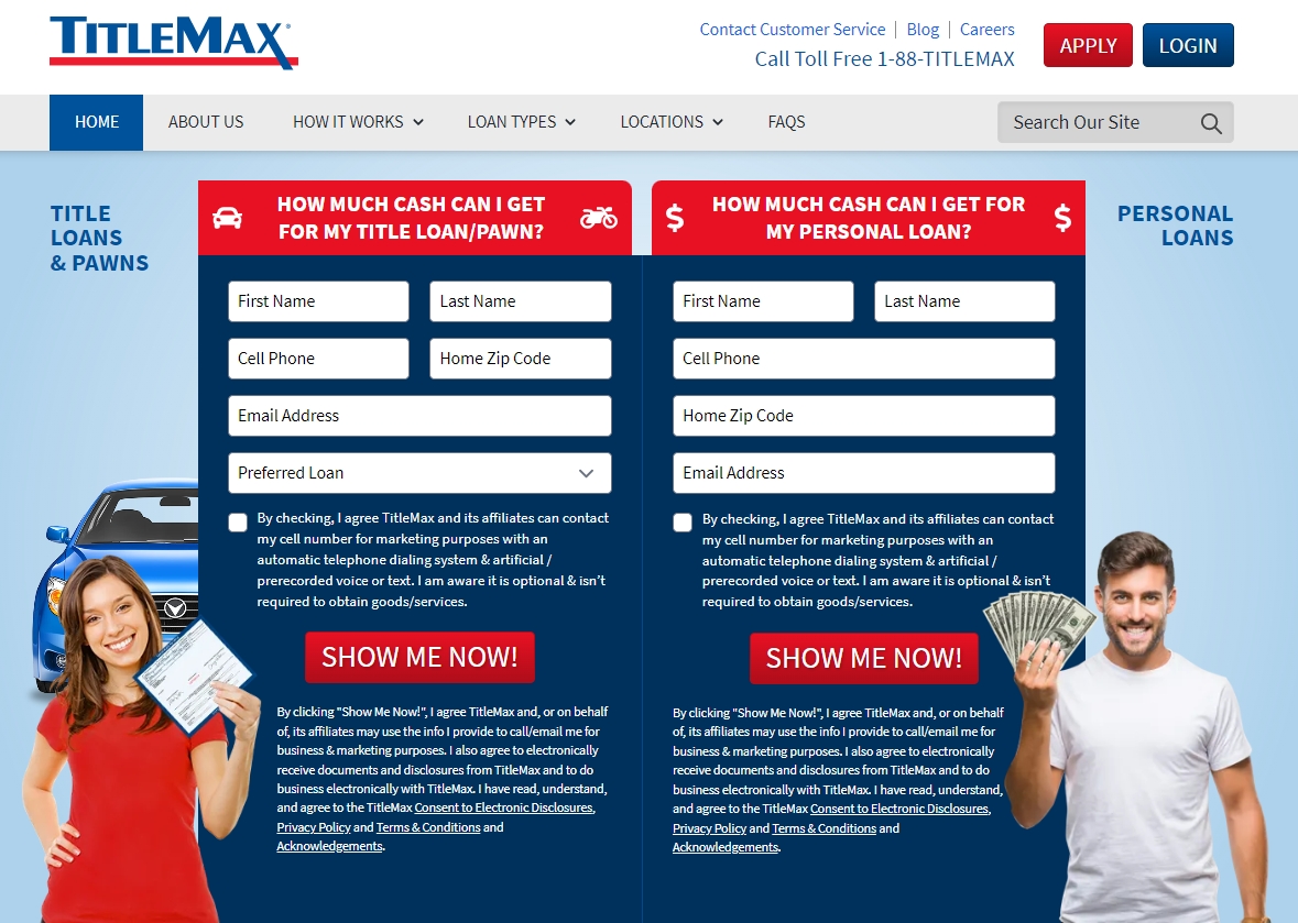 TitleMax Review Features Rates Requirements and Customer