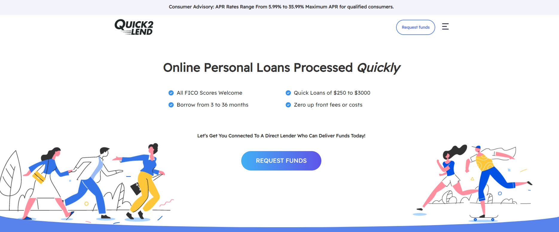 Quick2Lend Loan Website : https://quick2lend.com/