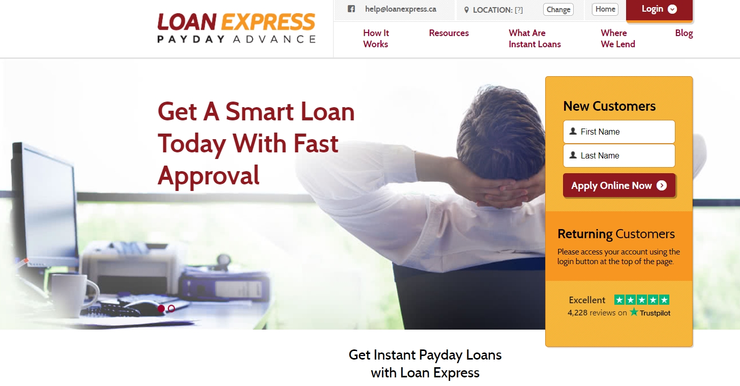 Personal account at Loan Express apply for an online loan, stepby