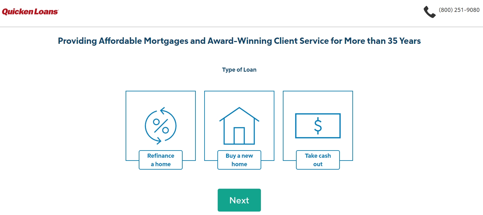 Quicken Loans application