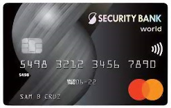 security bank world mastercard travel insurance