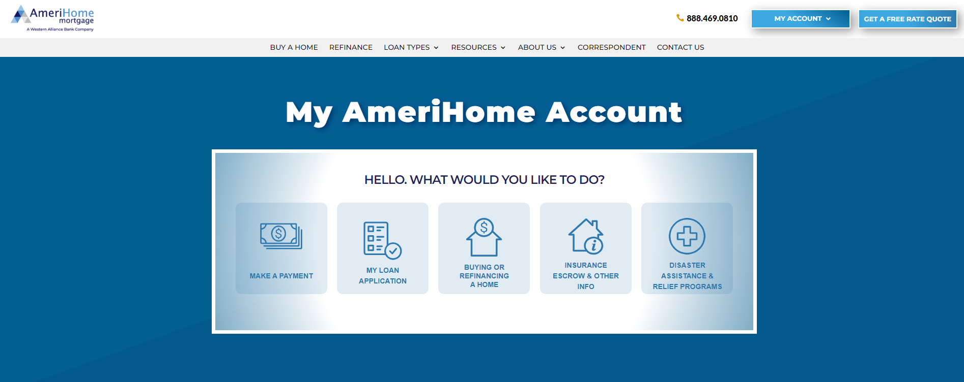 AmeriHome Mortgage Account StepbyStep Registration, Apply for Mortgage