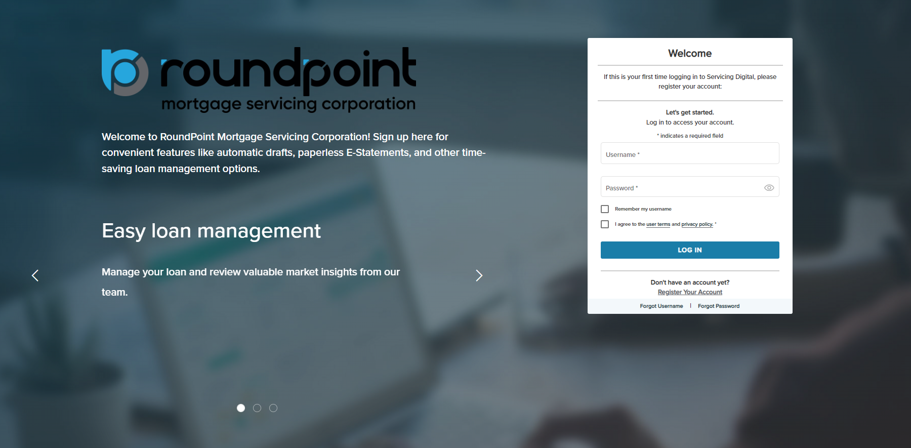 RoundPoint Mortgage Account StepbyStep Registration, Apply for Mortgage