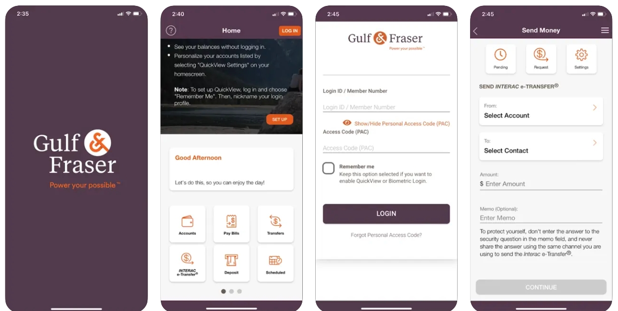 Gulf and Fraser at App Store