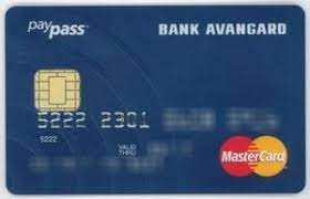 Банк Авангард Mastercard Standard Blue PayPass®