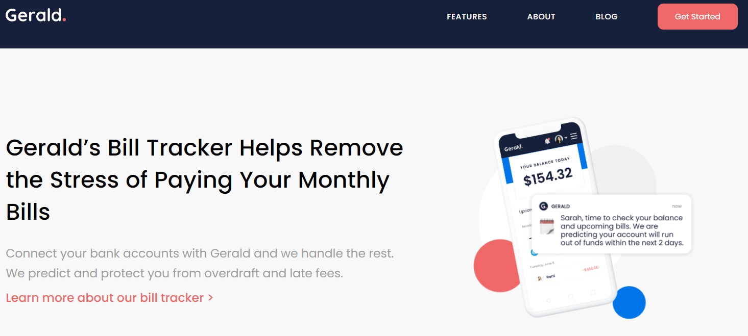 Pay off the Gerald bank debt online with a bank card, by transfer, via ATM