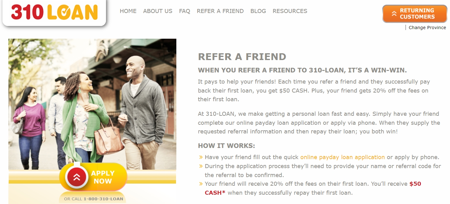 310-LOAN repayment