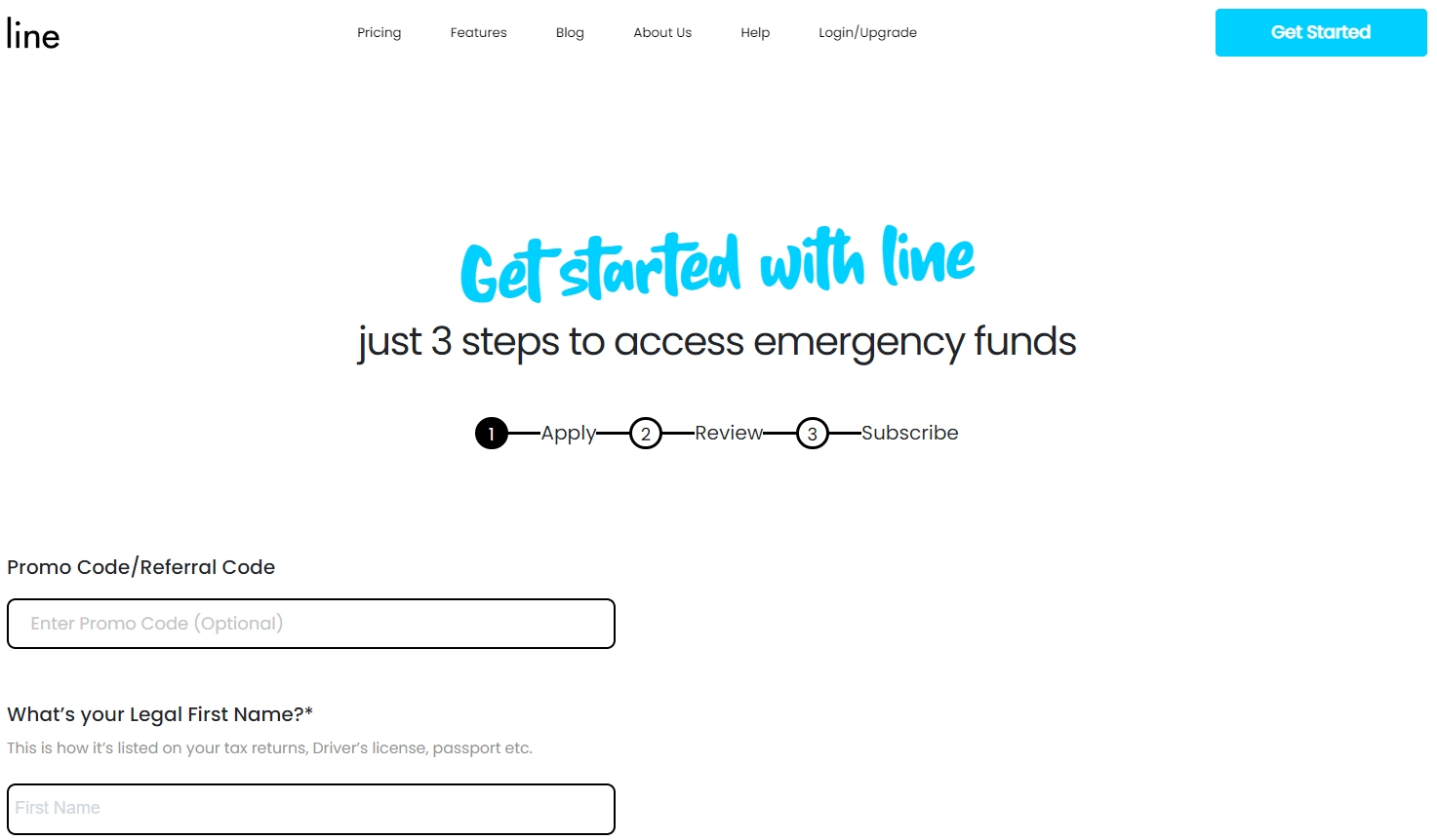 Line application