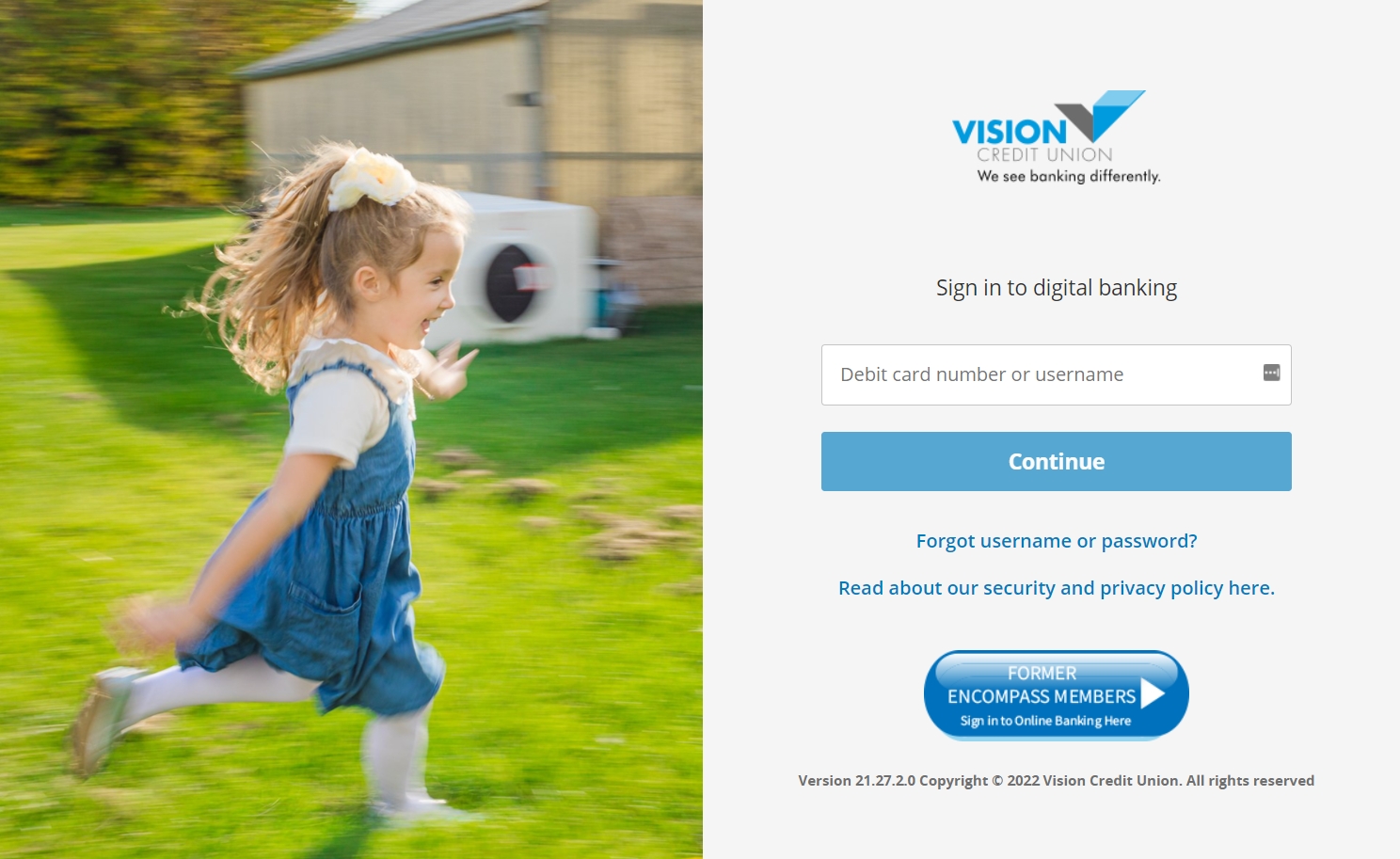 Vision Personal Account