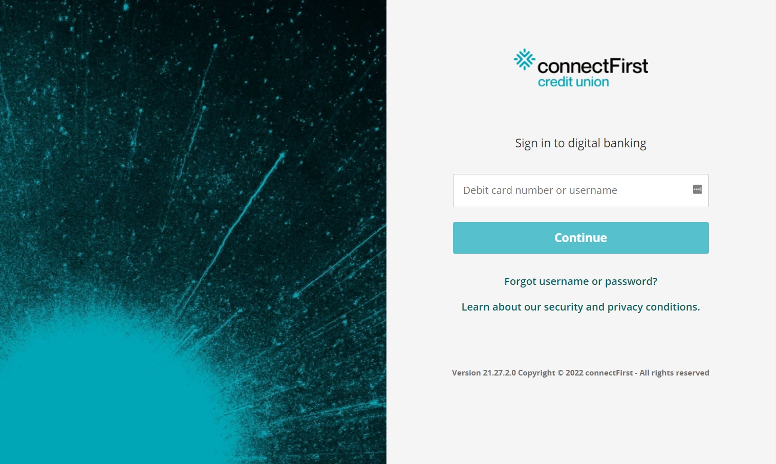 connectFirst Credit Union Personal Account