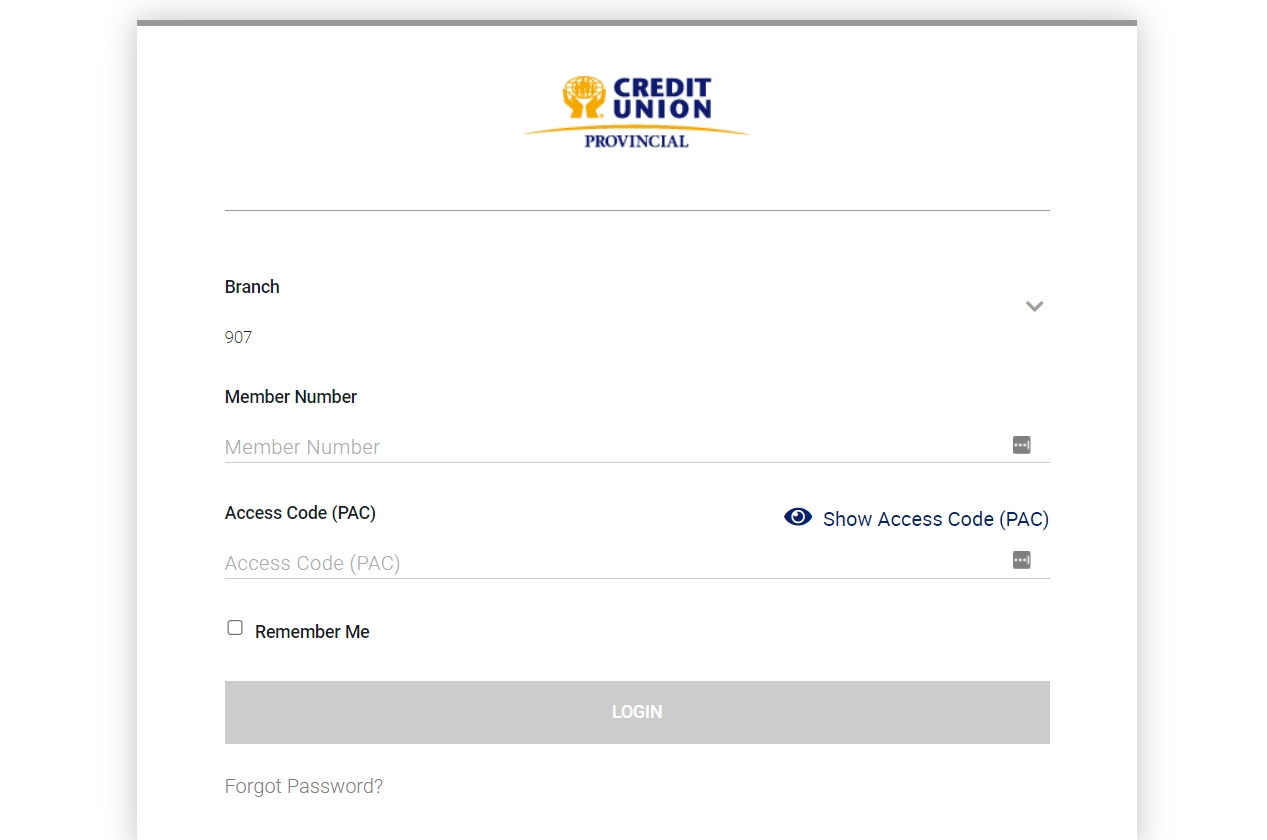 Provincial Personal Account