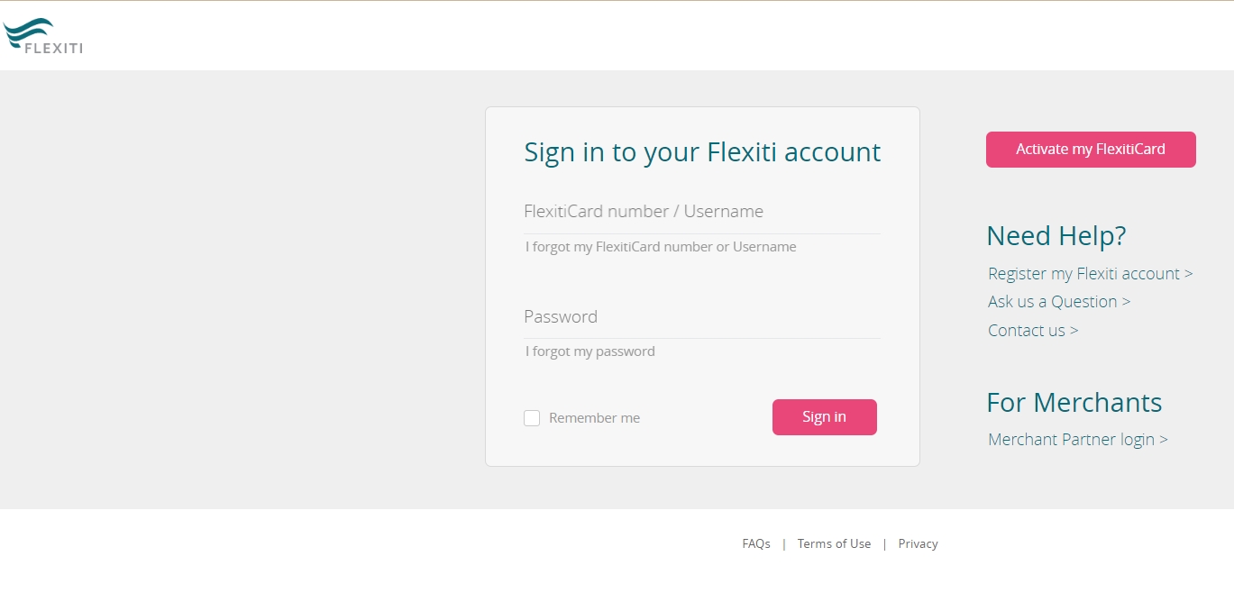 Flexiti account