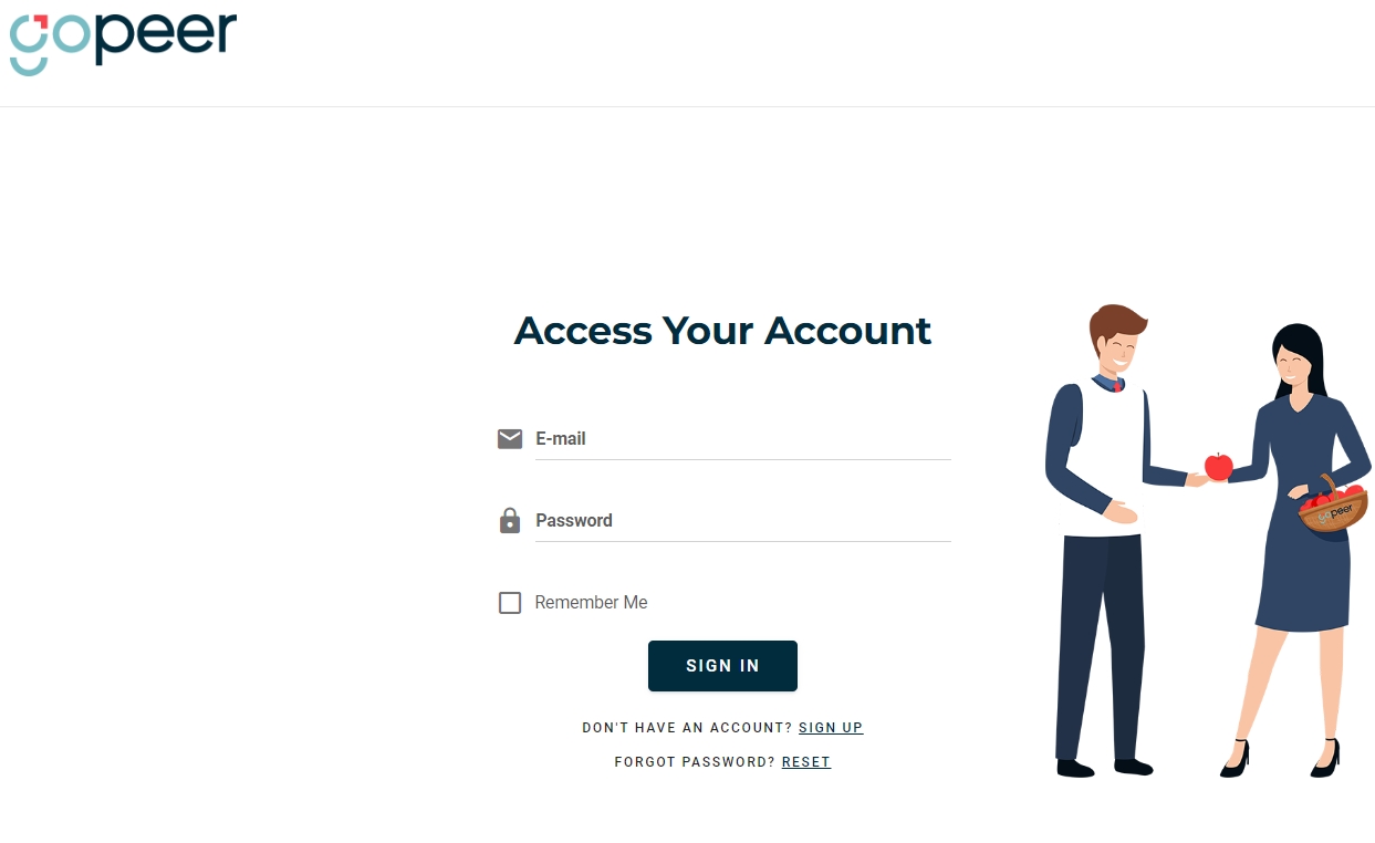 goPeer account