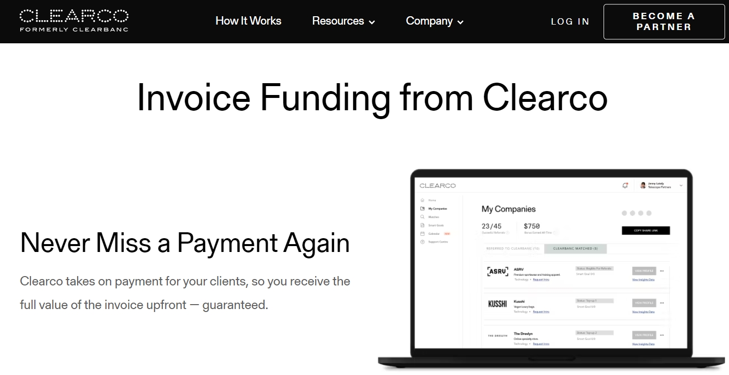 Clearco repayment