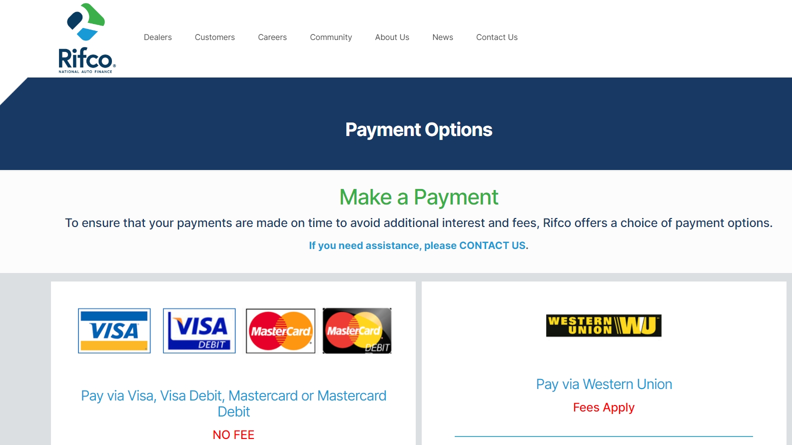 Rifco repayment