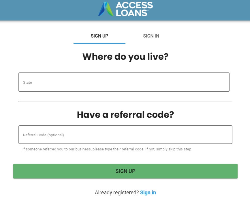 How To Apply For a Access Loans Loan Online
