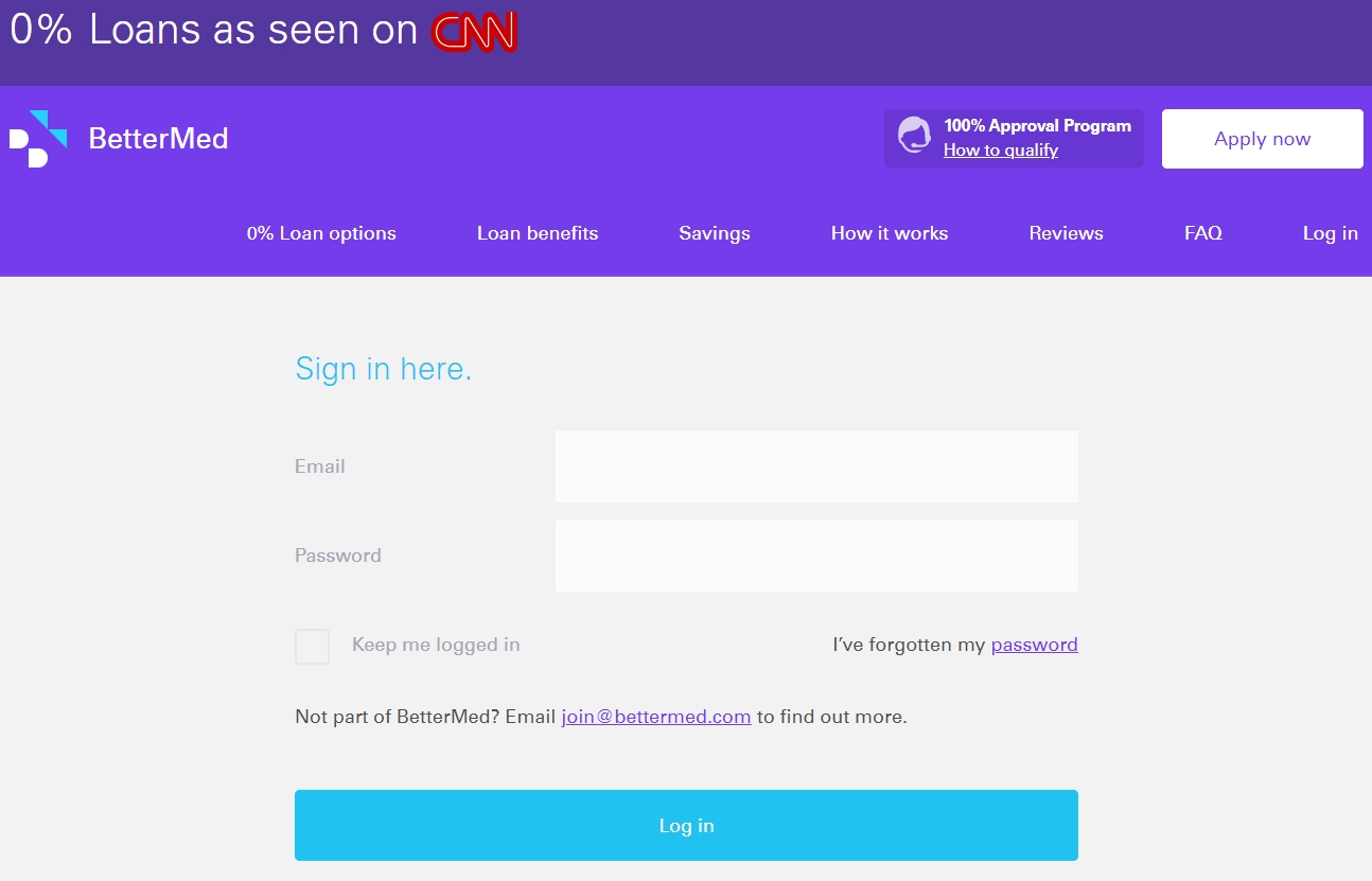 BetterMed account