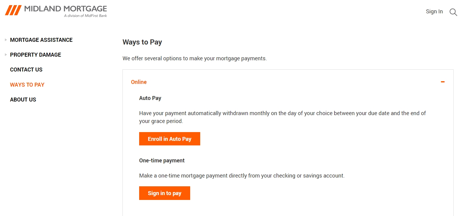 How to Payoff Midland Mortgage Mortgage Today by bank card, money