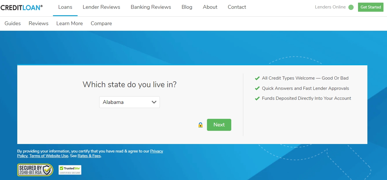 CreditLoan application
