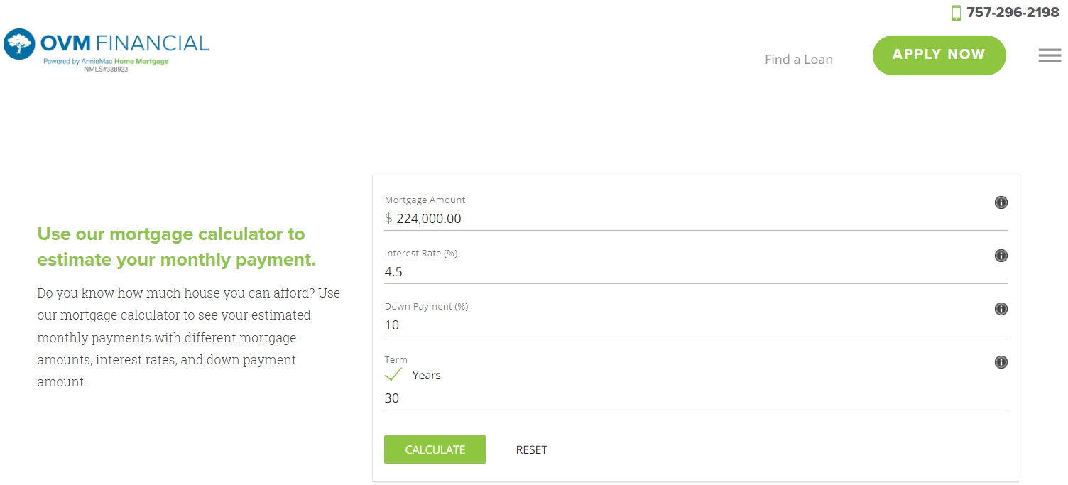 OVM Financial repayment