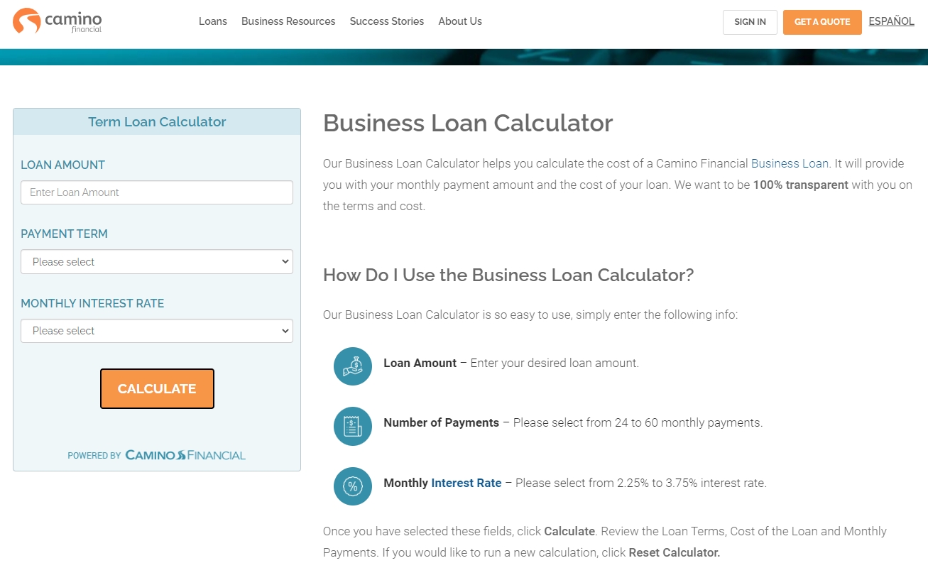 Camino Financial repayment