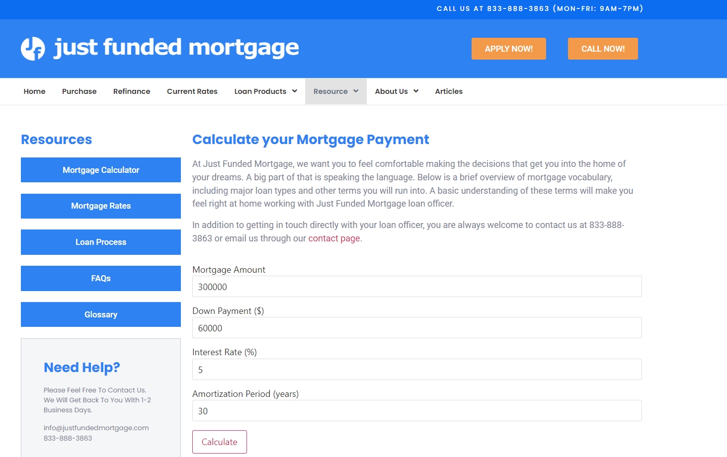  Just Funded Mortgage repayment
