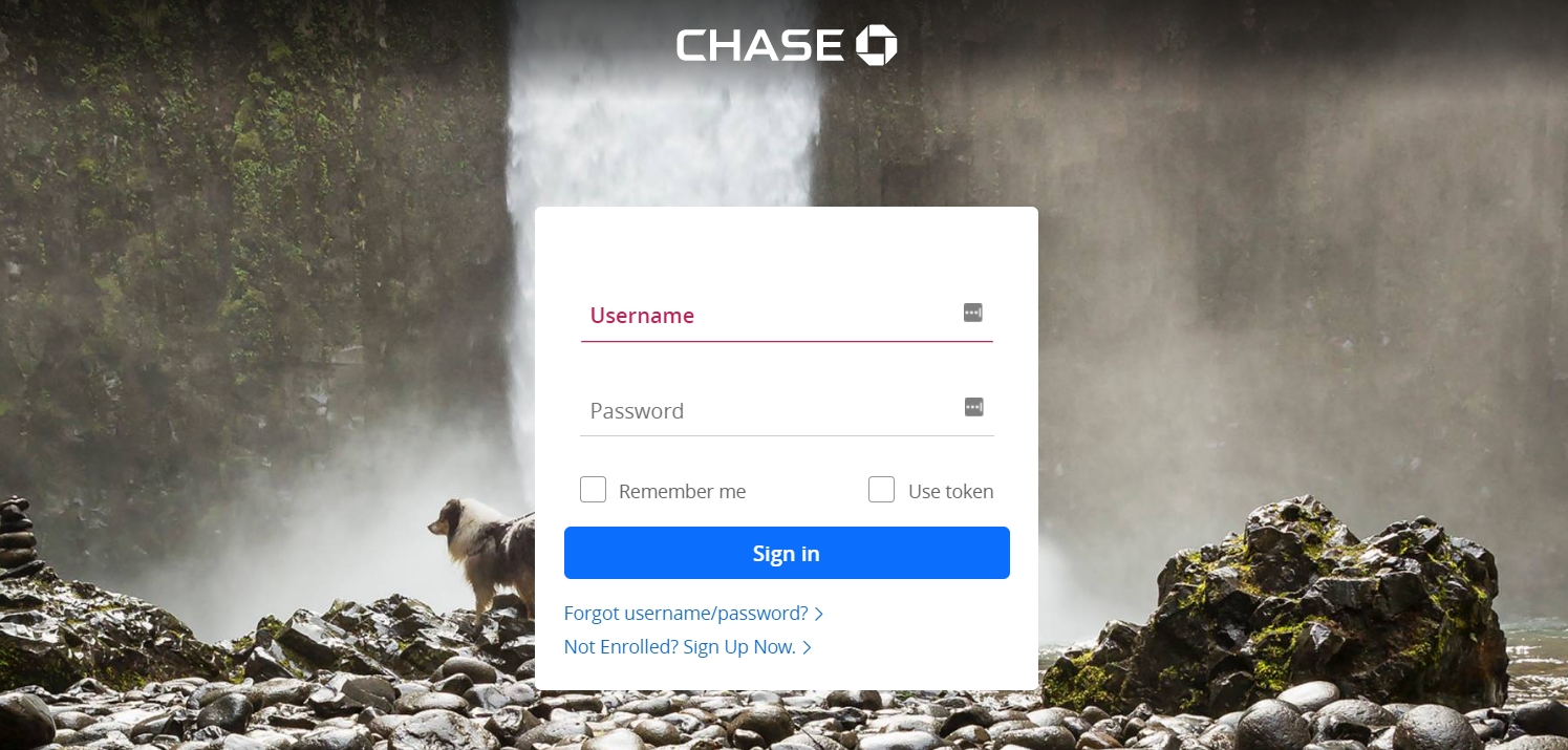 Chase Account applying for a loans and using the bank’s services
