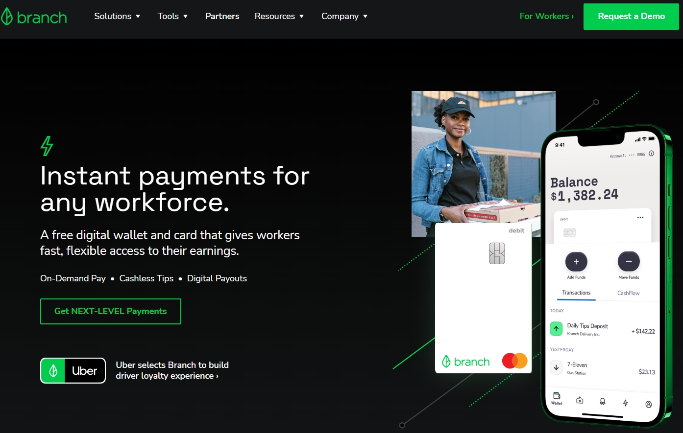 Branch App. Log In Branch — How to Apply for a Loan, Today Branch Overview, Customer ...