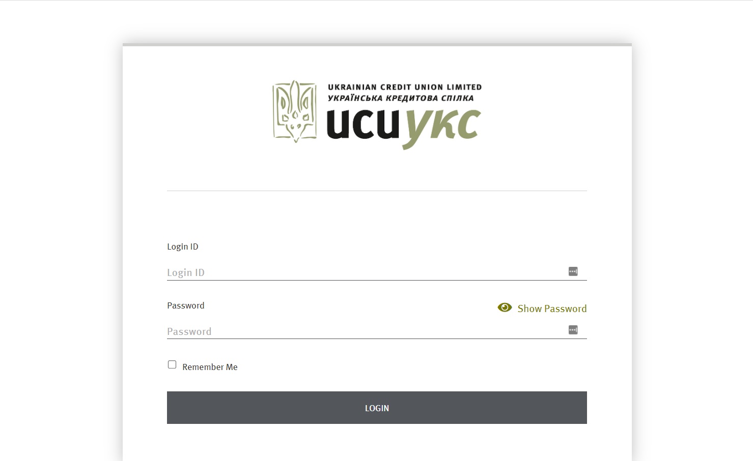 UCU Personal Account
