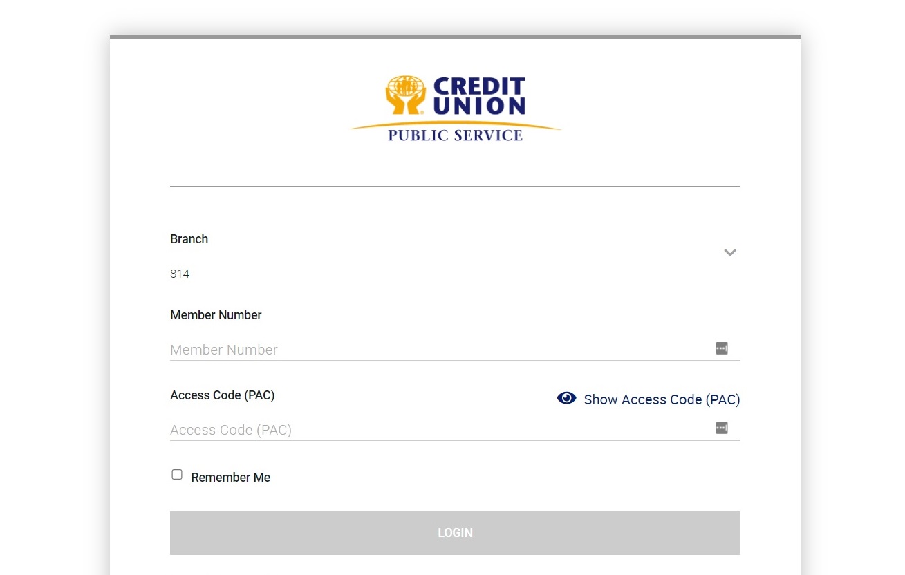 Public Service Personal Account