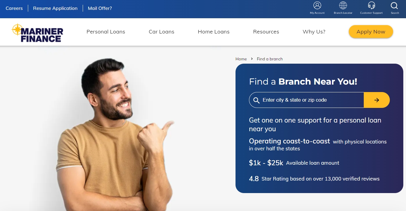 Mariner Finance Account StepbyStep Registration, Apply for Loan