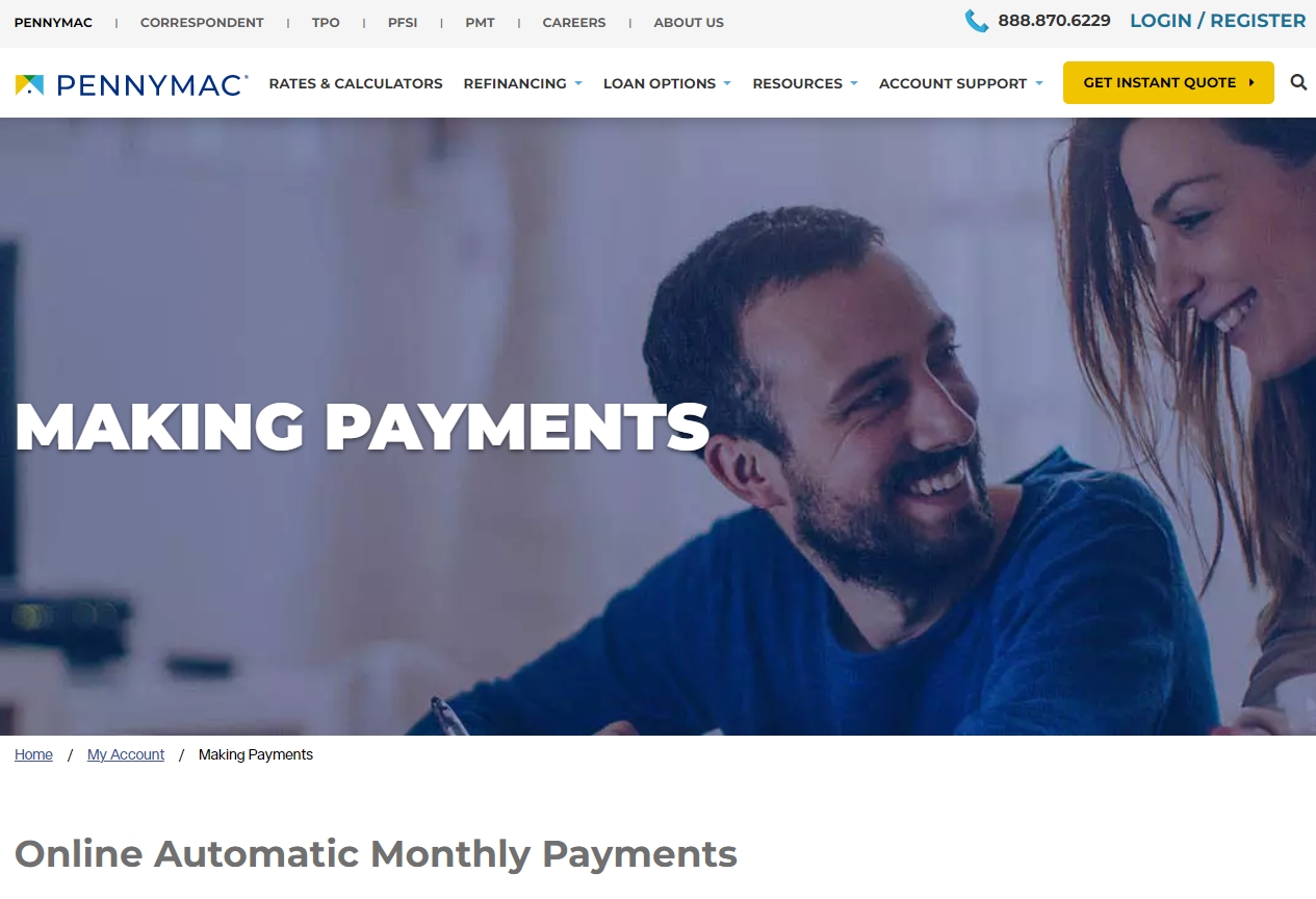 PennyMac repayment