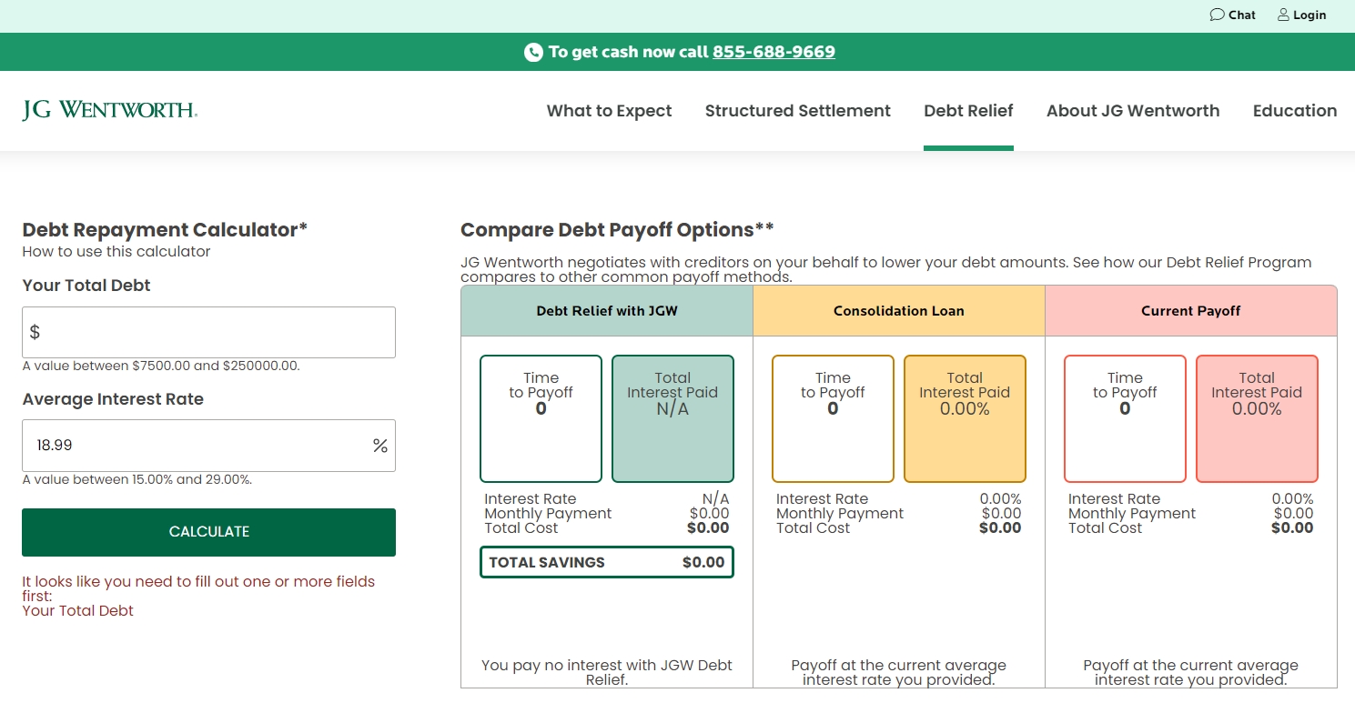 How to Payoff JG Wentworth Debt