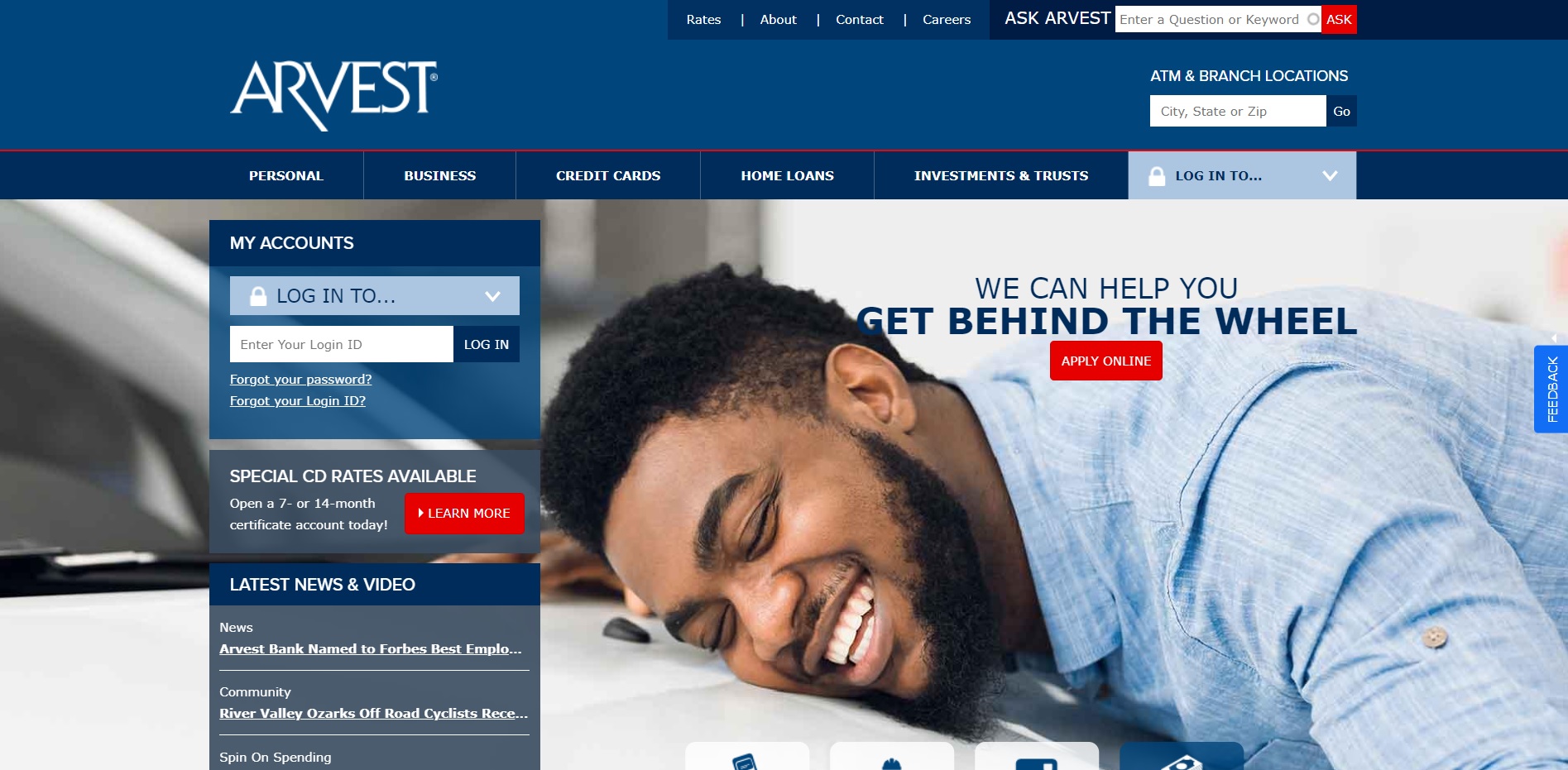 Arvest — About Bank, Reviews, Hotline, Customer Service