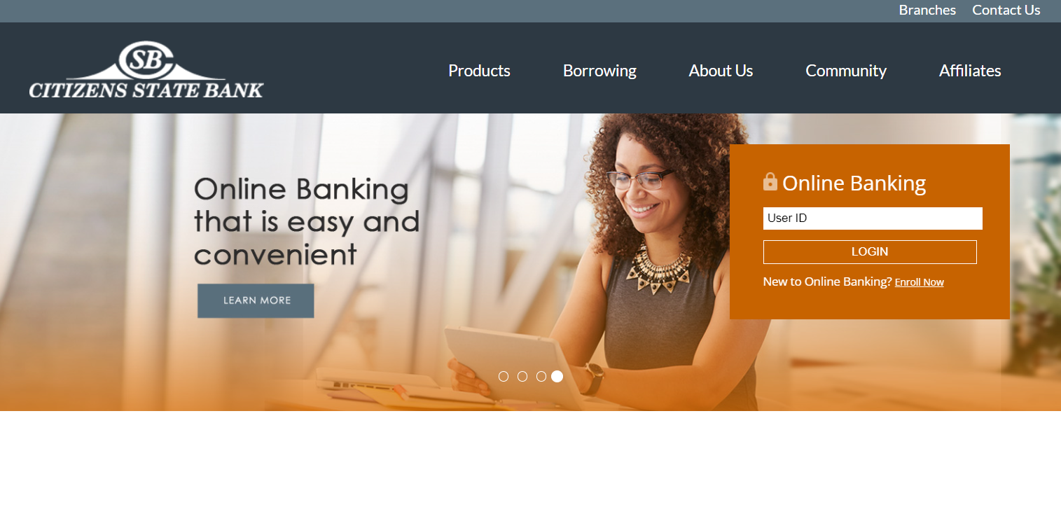 Citizens State Bank — About Bank, Reviews, Hotline, Customer Service