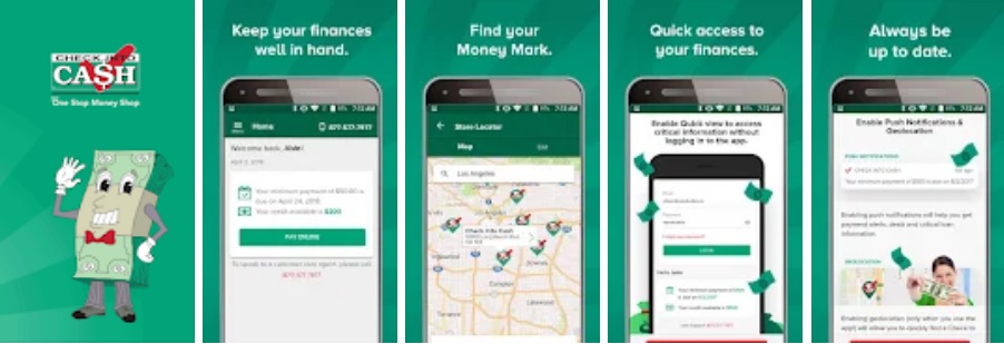 Check Into Cash Android mobile app