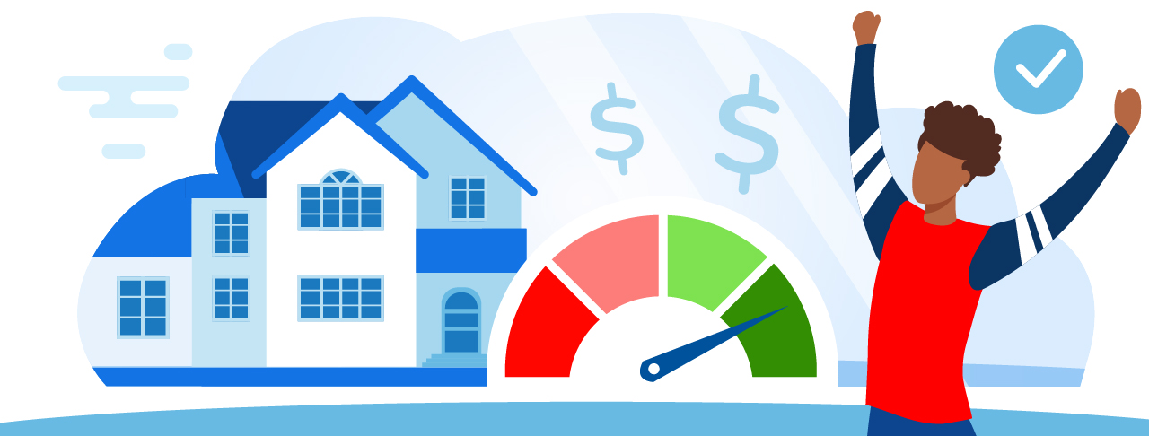 A good credit score for buying a house