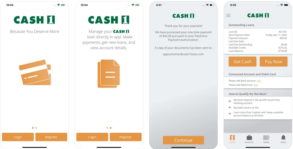 Cash 1 Loans on App Store