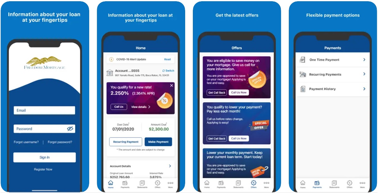 Freedom Mortgage Mobile App: Download For Free From AppStore® Or Google ...