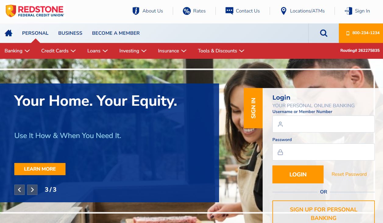 Redstone Federal Credit Union — details about credit union, customer