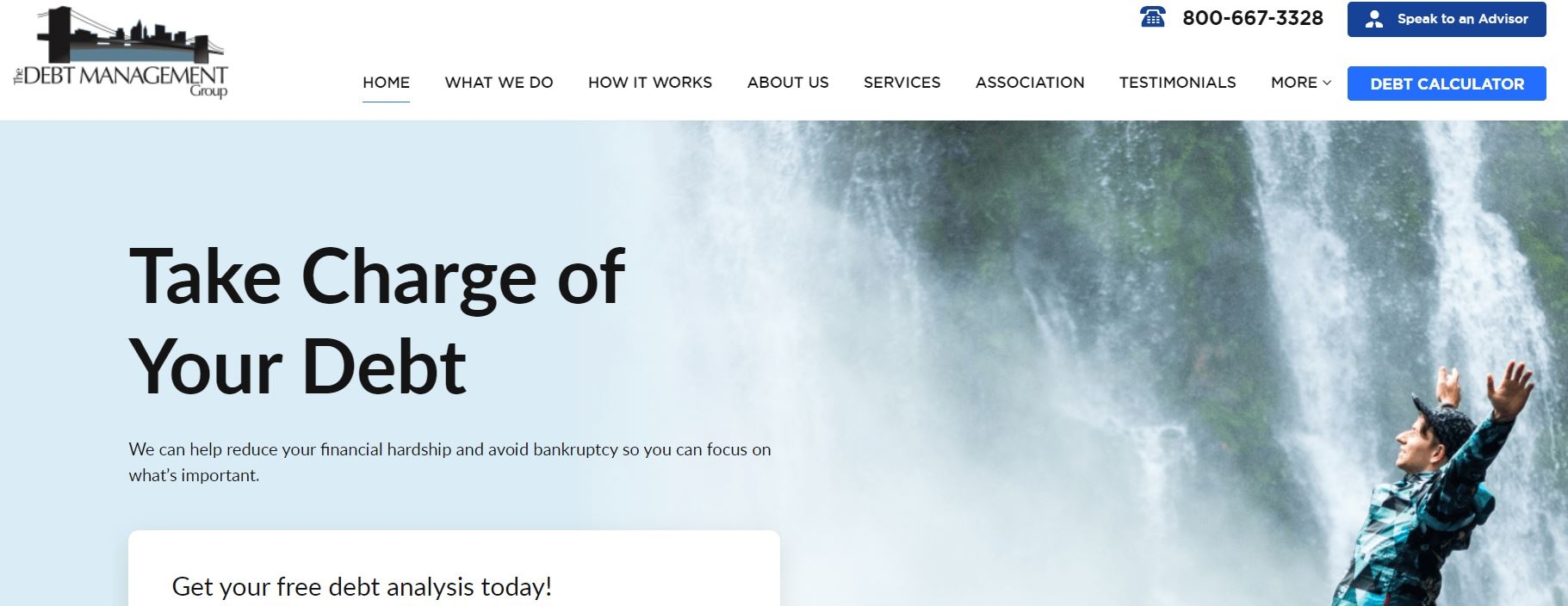 The Debt Management Group — Expert Debt Relief Solutions, Today The