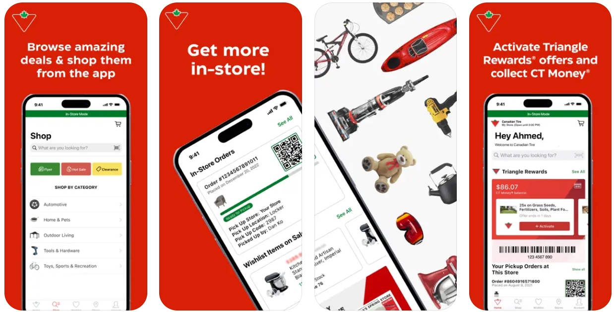 Canadian Tire Bank mobile app