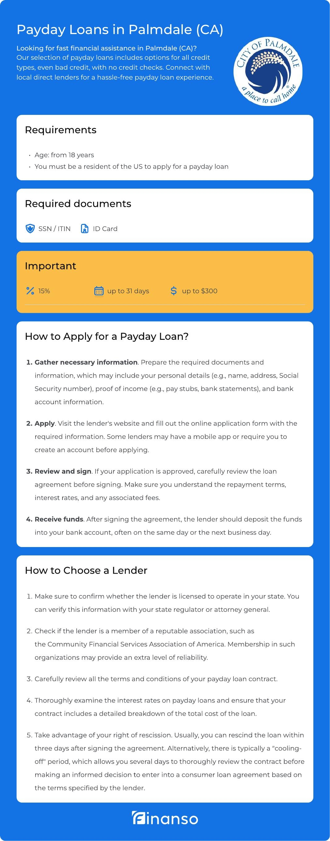 Payday Loans in Palmdale, CA