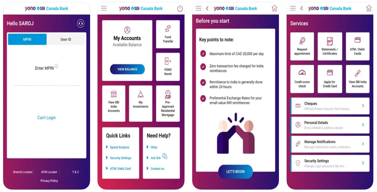 Sbi Canada Bank Mobile Application Full Review 2024