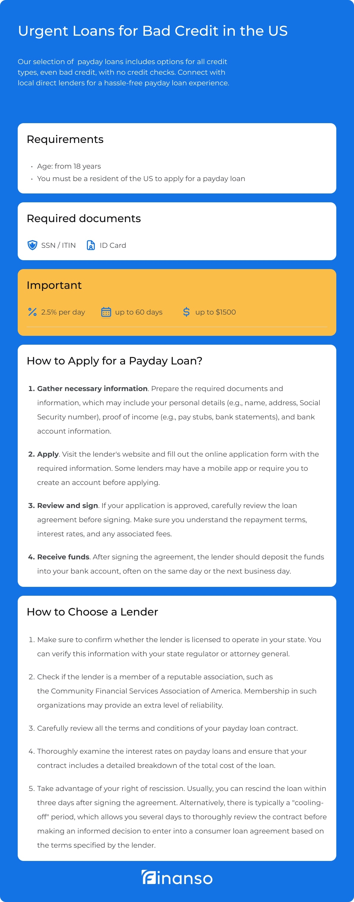 Urgent Loan for Bad Credit