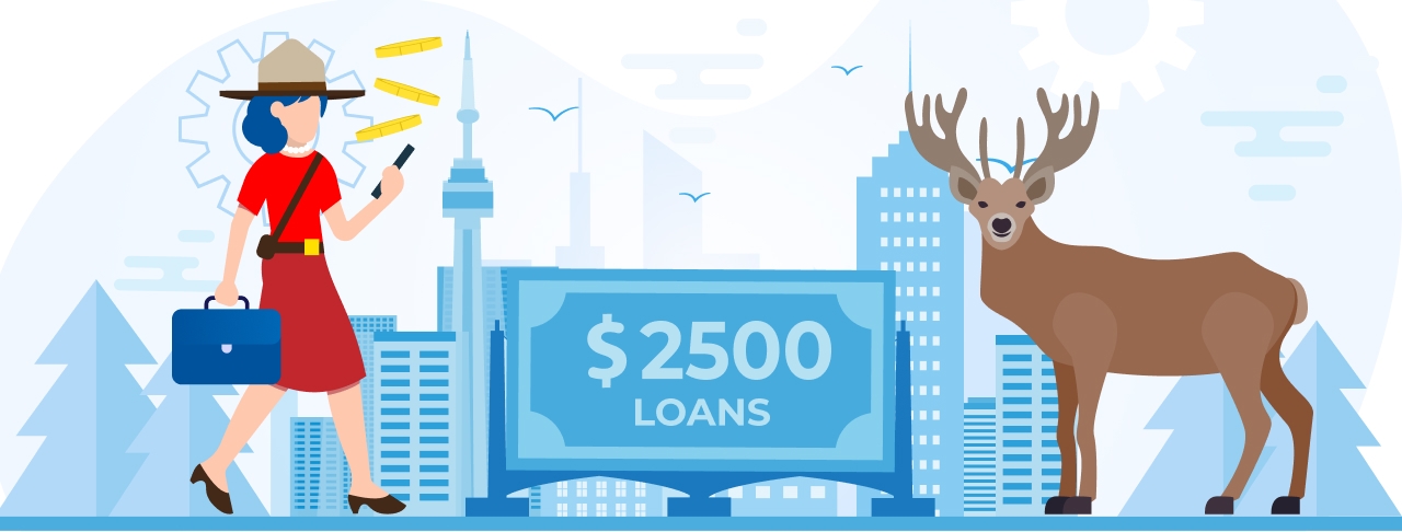 $2,500 Loans in Canada. Apply Online