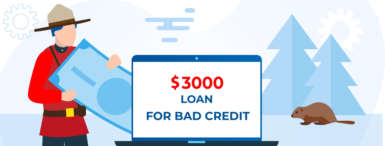 $3,000 Loans for Bad Credit. Apply Online
