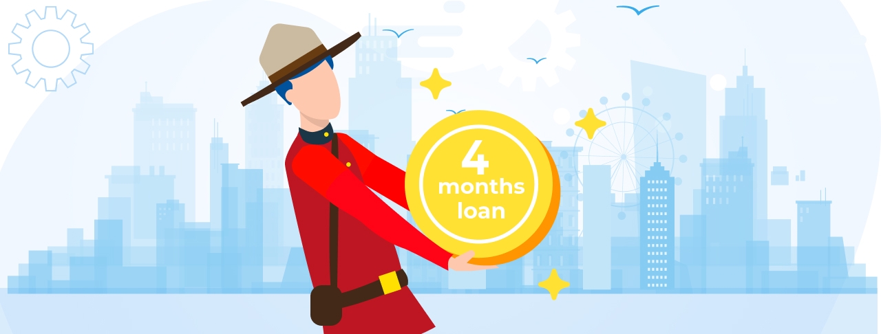 4-Month Loans in Canada. Apply Online