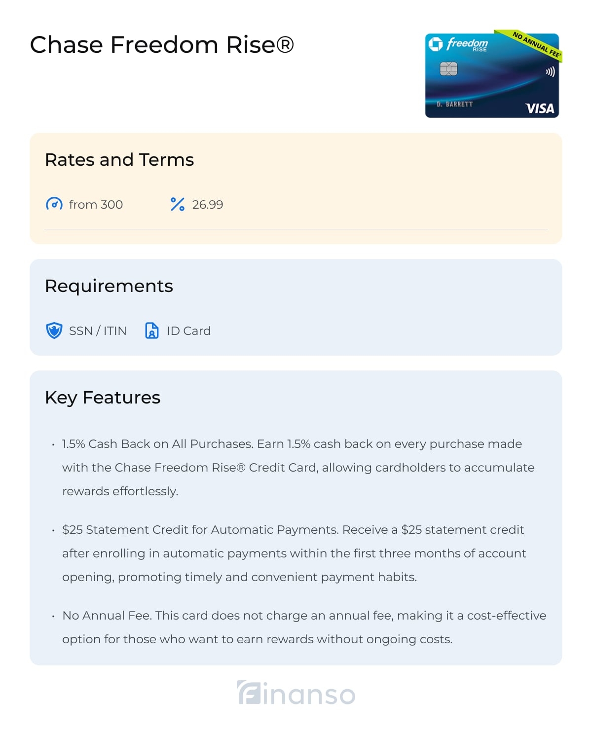 Chase Freedom Rise® Review 2026