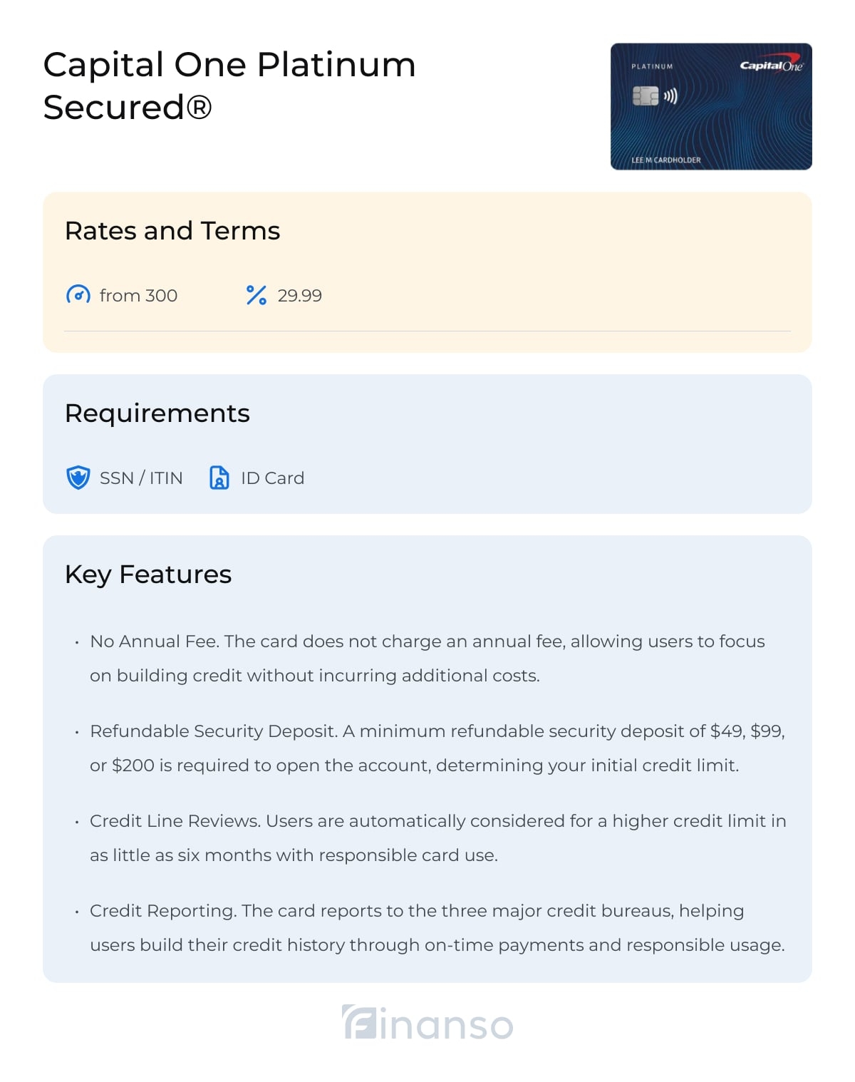 Capital One Platinum Secured®